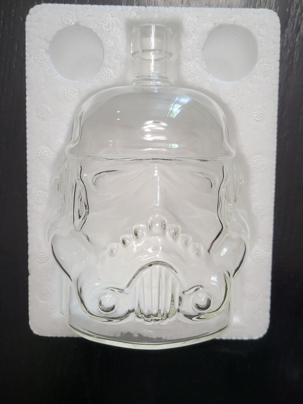 Clear Stormtrooper Glass Decanter - Decorative Home Art